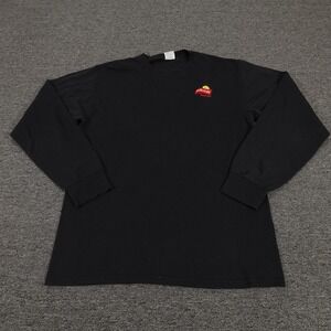 Vintage Frito-Lay Shirt Mens Medium Black Jerzees Long Sleeve Promo 90s 2000s